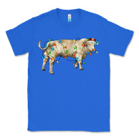 True Royal Charolais bull with christmas lights Classic Tee - RanaPortraitStore