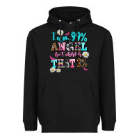 Black i am  99 angel but ohh that Heavyweight Hoodie - AdoDesignShop