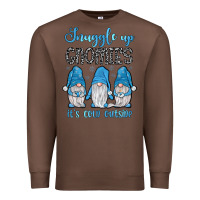 Chestnut snuggle up gnomies it's cold outside Premium Sweatshirt - JahusDesignShop