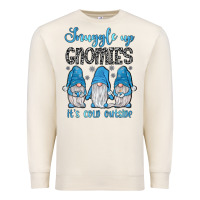 Sandshell snuggle up gnomies it's cold outside Premium Sweatshirt - JahusDesignShop