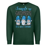 Sports Green snuggle up gnomies it's cold outside Premium Sweatshirt - JahusDesignShop