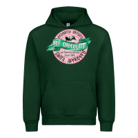 Forest Green reindeer brewed santa approved pink Urban Hoodie - MaliasSmallBusiness