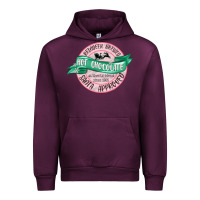Mauve Wine reindeer brewed santa approved pink Urban Hoodie - MaliasSmallBusiness