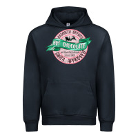 Navy reindeer brewed santa approved pink Urban Hoodie - MaliasSmallBusiness