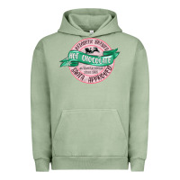 Pigment Oil Green reindeer brewed santa approved pink Urban Hoodie - MaliasSmallBusiness