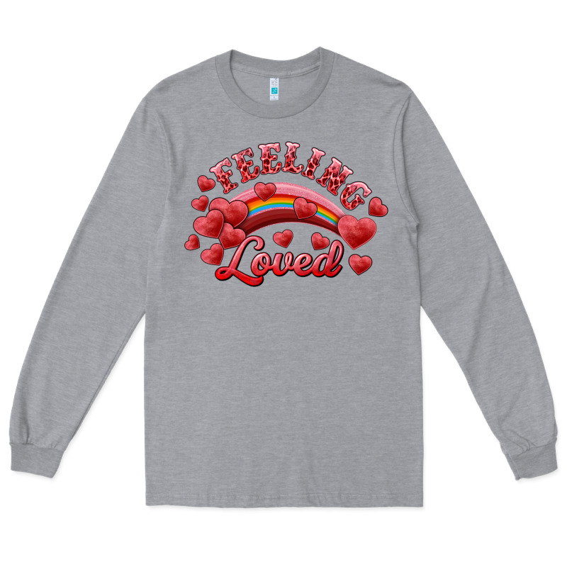 Feeling Loved Valentine's Day Long Sleeve Tee by RanaPortraitStore | Teevron