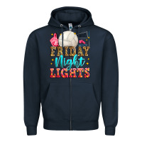 Navy friday night lights volleyball Zipper Hoodie - Zillion Design Studio