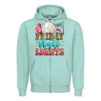 Seafoam friday night lights volleyball Zipper Hoodie - Zillion Design Studio