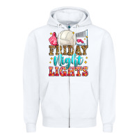 White friday night lights volleyball Zipper Hoodie - Zillion Design Studio