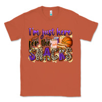 Copper i'm just here for the snacks basketball Classic Tee - Zillion Design Studio