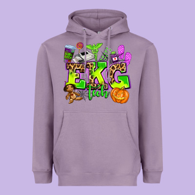 Ekg Tech Nurse Halloween Heavyweight Hoodie Designed By Adodesignshop