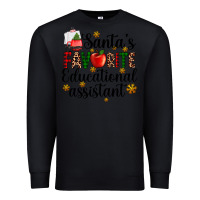 Black santa's favorite educational assistant Premium Sweatshirt - AdoDesignShop