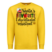 Lemon santa's favorite educational assistant Premium Sweatshirt - AdoDesignShop