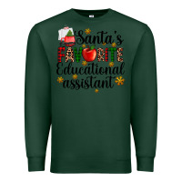 Sports Green santa's favorite educational assistant Premium Sweatshirt - AdoDesignShop