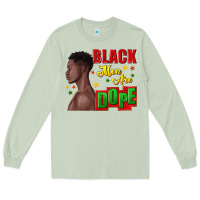 Matcha black men are dope black man Long Sleeve Tee - texasbilliewilder
