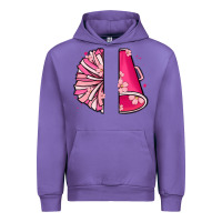 Tulip custom name cheerleader with megaphone Urban Hoodie - MaliasSmallBusiness