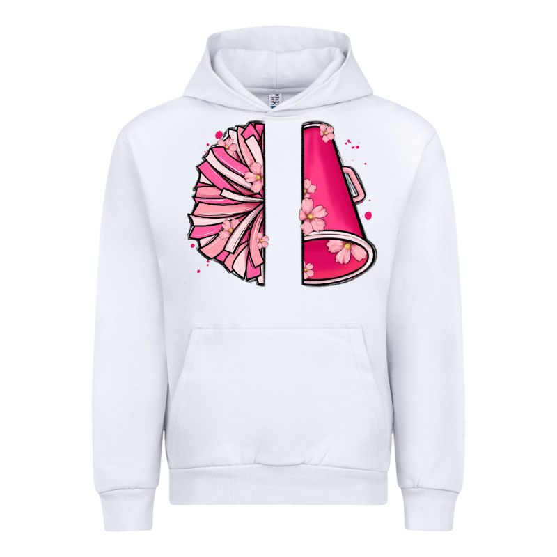Custom Name Cheerleader With Megaphone Urban Hoodie by MaliasSmallBusiness | Teevron