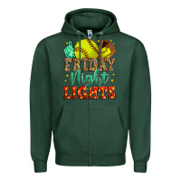 Sports Green friday night lights softball Zipper Hoodie - Zillion Design Studio