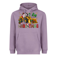 Lavender i dig Christmas bulldozer santa Heavyweight Hoodie - JahusDesignShop