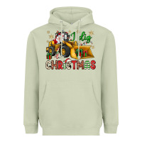 Matcha i dig Christmas bulldozer santa Heavyweight Hoodie - JahusDesignShop