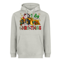 Moon Dust i dig Christmas bulldozer santa Heavyweight Hoodie - JahusDesignShop