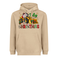 Mushroom i dig Christmas bulldozer santa Heavyweight Hoodie - JahusDesignShop