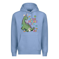Colony Blue bunny saurus rex Premium Hoodie - MaliasSmallBusiness