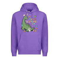 Purple bunny saurus rex Premium Hoodie - MaliasSmallBusiness