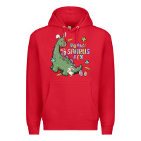 Red bunny saurus rex Premium Hoodie - MaliasSmallBusiness