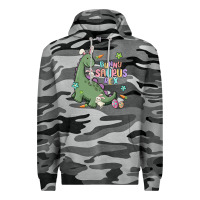 Slate Camo bunny saurus rex Premium Hoodie - MaliasSmallBusiness