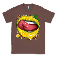 Chestnut lemon lips with leopard Classic Tee - texasbilliewilder