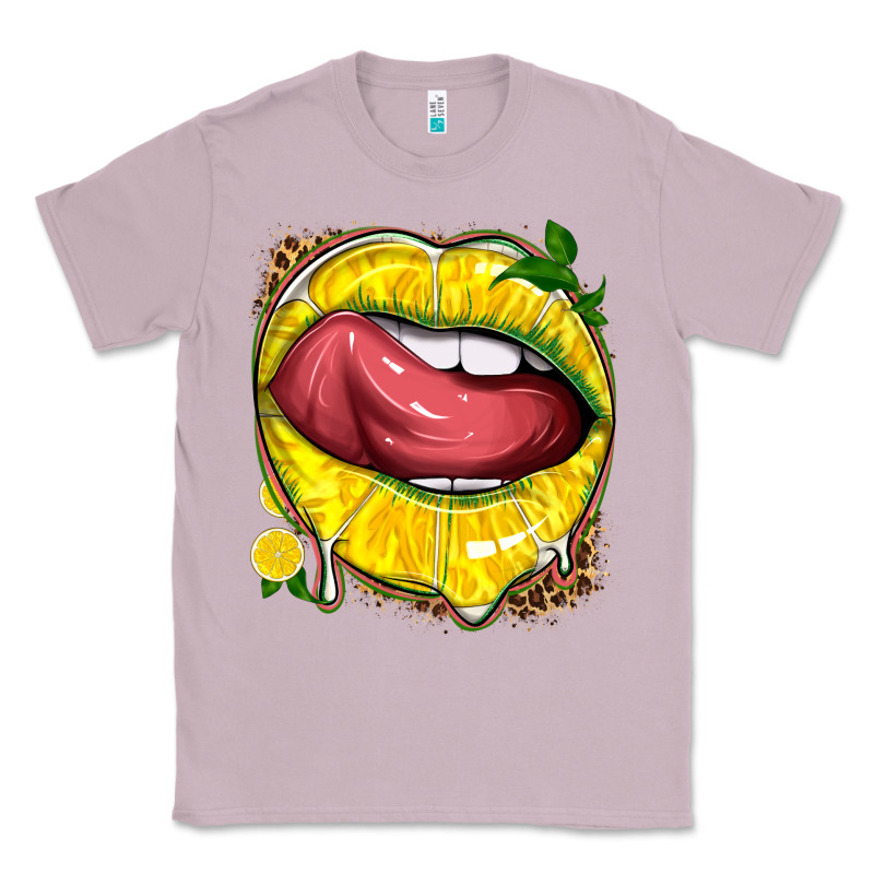 Lemon Lips With Leopard Classic Tee by texasbilliewilder | Teevron