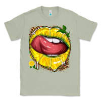 Matcha lemon lips with leopard Classic Tee - texasbilliewilder