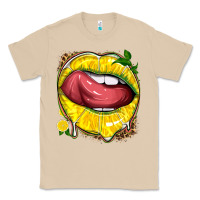 Mushroom lemon lips with leopard Classic Tee - texasbilliewilder