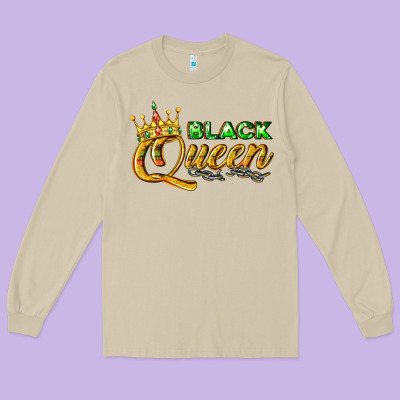 Long Sleeve Tee black queen