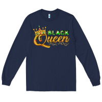 Navy black queen Long Sleeve Tee - texasbilliewilder