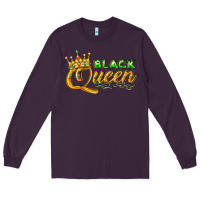 Plum black queen Long Sleeve Tee - texasbilliewilder