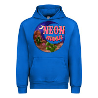Cobalt neon moon Urban Hoodie - NancyCooperArtShop