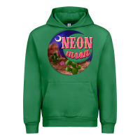 Emerald neon moon Urban Hoodie - NancyCooperArtShop