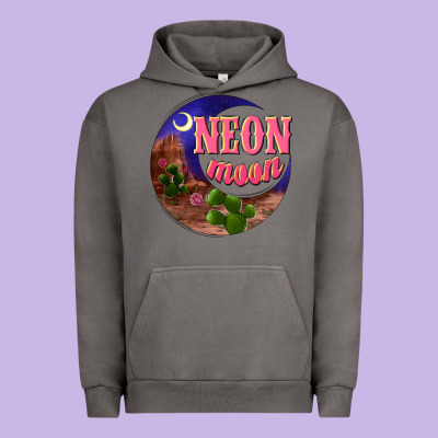 Neon Moon Urban Hoodie Designed By Nancycooperartshop
