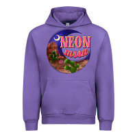 Tulip neon moon Urban Hoodie - NancyCooperArtShop