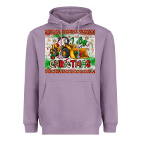 Lavender i dig christmas bulldozer santa Heavyweight Hoodie - JahusDesignShop