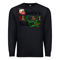 Black santa's favorite doctor Premium Sweatshirt - AdoDesignShop