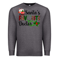Charcoal Heather santa's favorite doctor Premium Sweatshirt - AdoDesignShop