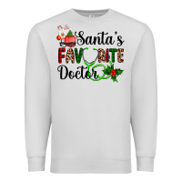 Dove Grey santa's favorite doctor Premium Sweatshirt - AdoDesignShop