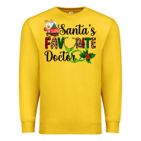 Lemon santa's favorite doctor Premium Sweatshirt - AdoDesignShop
