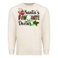 Sandshell santa's favorite doctor Premium Sweatshirt - AdoDesignShop