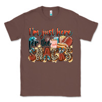Chestnut i'm just here for the snacks american football Classic Tee - Zillion Design Studio