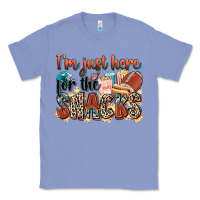 Colony Blue i'm just here for the snacks american football Classic Tee - Zillion Design Studio