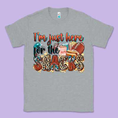 I'm Just Here For The Snacks American Football Classic Tee Designed By Zillion Design Studio
